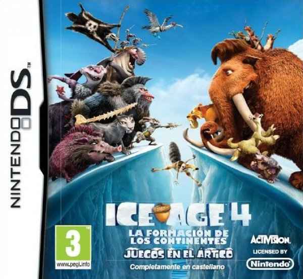 Ice Age 4 Form De Los Continen Juegos En El Artico Nds